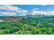 Expansive cityscape with city skyline and a lush green canopy against a blue sky with clouds at 8 Collier Nw Rd # B2, Atlanta, GA 30309