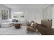 Comfortable living room with hardwood floors, contemporary furniture, and large windows that provide ample natural light at 8 Collier Nw Rd # B2, Atlanta, GA 30309