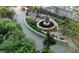 Beautifully landscaped common area featuring a fountain and seating at 855 Peachtree Ne St # 1912, Atlanta, GA 30308