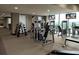 Well-equipped gym with modern equipment and city views at 855 Peachtree Ne St # 1912, Atlanta, GA 30308