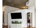 Cozy living space with modern decor, a large TV, and stylish planters at 855 Peachtree Ne St # 1912, Atlanta, GA 30308