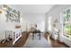 Bright playroom with fun alphabet wall art, ample natural light, and play kitchen area at 13 Sherman Nw Ln, Cartersville, GA 30121