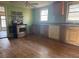 Traditional kitchen featuring a stainless steel range, wood cabinets and lots of counter space at 144 Flat Rock Rd, Oxford, GA 30054