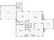 Detailed floor plan showcasing the layout of the first floor, including the kitchen, living room, and garage at 4503 Payton Oaks Ne Pl, Atlanta, GA 30345
