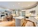Spacious eat-in kitchen featuring an island, stainless steel appliances, and hardwood floors at 4503 Payton Oaks Ne Pl, Atlanta, GA 30345