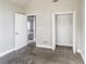 Bedroom offers a spacious closet and a calming color scheme at 4820 Camden Sw Dr, Conyers, GA 30094