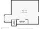 Second floor layout of a single bedroom and bathroom at 4820 Camden Sw Dr, Conyers, GA 30094
