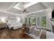 Spacious main bedroom features a sitting area, tray ceiling, and ample natural light at 302 Rolling Rock Se Rd, Marietta, GA 30067