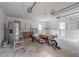Spacious two-car garage with white walls, clear windows, and overhead door openers at 5254 Greenpoint Dr, Stone Mountain, GA 30088