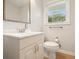 Bright bathroom featuring a vanity with modern hardware and fixtures at 281 Piedmont Ne Rd, Marietta, GA 30066