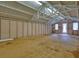 Spacious garage with overhead lighting and a large door leading to the outside at 281 Piedmont Ne Rd, Marietta, GA 30066