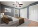 The owner's suite features a spacious closet, hardwood floors, and a ceiling fan at 281 Piedmont Ne Rd, Marietta, GA 30066