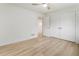Bedroom features wood floors, closet, and access to another room at 3805 Cloudland Se Dr, Smyrna, GA 30082