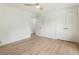 The bedroom features hardwood floors, a ceiling fan, and ample closet space at 3805 Cloudland Se Dr, Smyrna, GA 30082