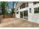 Spacious deck with modern lighting, a perfect outdoor space to relax or entertain guests at 3805 Cloudland Se Dr, Smyrna, GA 30082