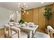 Bright dining room with hardwood floors, chandelier, and modern decor at 3805 Cloudland Se Dr, Smyrna, GA 30082