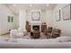 Cozy living room showcasing a fireplace, plush seating, and contemporary decor at 3805 Cloudland Se Dr, Smyrna, GA 30082