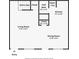 Upstairs floor plan featuring a living room, dining room, kitchen, half bath and closets at 771 Jordan Ln # K, Decatur, GA 30033