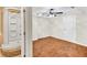 The finished basement features plank floors and a portable shower at 2739 Springfount Trl, Lawrenceville, GA 30043