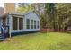 Backyard with screen porch and fenced in area at 328 Allatoona Shores Dr, Canton, GA 30114