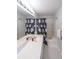 Bright bathroom featuring a tub with shower, decorative curtain and patterned tile flooring at 3729 Town Square Nw Cir # 6, Kennesaw, GA 30144