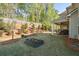 Lush backyard with well-maintained lawn and garden beds at 3087 Mountain Shadow Way, Marietta, GA 30064