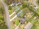 Aerial view of multiple residential houses with long driveways and mature trees at 4540 Bryant Rd, Buford, GA 30518