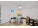 Bright breakfast nook with built-in seating, a round table, and storage cabinets at 1680 Fair Oak Way # 24, Mableton, GA 30126