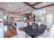 Beautiful dining room and kitchen combination, with great flow and high end finishes at 3068 Turning Creek Trail, Dacula, GA 30019