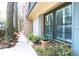 Exterior of the home with beautiful plants and a walkway at 80 La Rue Nw Pl, Atlanta, GA 30327