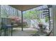 Outdoor patio area featuring a table and chairs, perfect for relaxing and entertaining at 80 La Rue Nw Pl, Atlanta, GA 30327