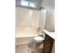 Bathroom featuring shower and toilet and small window at 1864 Drew Cir, Austell, GA 30168
