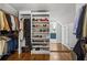 Walk-in closet with clothes racks and shoe shelving, offering plenty of storage and organization options at 4340 Hadaway Nw Rd, Kennesaw, GA 30152