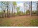 Picturesque backyard with mature trees providing shade and natural beauty at 240 Wrights Mill Way, Canton, GA 30115