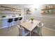 Basement dining area with space for a dining table and eat in kitchen at 240 Wrights Mill Way, Canton, GA 30115