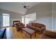 Cozy living room with hardwood floors, vaulted ceiling, and a fireplace at 240 Wrights Mill Way, Canton, GA 30115