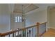 Spacious foyer with chandelier and hardwood floors, great natural light at 5224 Brendlynn Dr, Suwanee, GA 30024