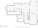 Basement floor plan showing unfinished and finished areas at 700 Henley Fields Cir, Johns Creek, GA 30097
