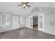 The sunroom has french doors leading to the living area and lots of windows at 2191 Rockbridge Rd # 501, Stone Mountain, GA 30087