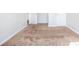 Bedroom with two doors, light walls and brown carpet at 3651 Sapphire Ct, Decatur, GA 30034