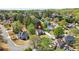 Stunning aerial view of neighborhood showcasing lush greenery and well-maintained homes at 4522 Willow Oak Trl, Powder Springs, GA 30127