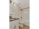 Bathroom featuring a granite vanity, black hardware, and a shower-tub combo at 60 Riverside Pkwy, Sharpsburg, GA 30277