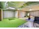 Unfinished basement area with a unique design, recreational space, and potential for customization at 2281 Bransley Pl, Duluth, GA 30097