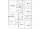Detailed second floor blueprint featuring bedrooms, bathrooms, laundry, and walk-in closets for the owner's suite at 236 Paisley Way, Locust Grove, GA 30248