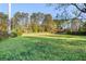 Grassy backyard with mature trees, fencing, and lots of sunshine at 2442 Wentworth Ne Dr, Atlanta, GA 30345