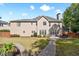 Beautiful backyard featuring a lush lawn and inviting patio, ideal for outdoor living at 5296 Camden Lake Nw Pkwy, Acworth, GA 30101