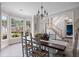 Beautiful dining room with a view and elegant decor at 5296 Camden Lake Nw Pkwy, Acworth, GA 30101