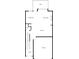 Layout showing a living room, kitchen, dining area, deck, garage, bath, hall, and foyer at 828 Canterbury Overlook Ne, Atlanta, GA 30324