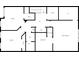 Upstairs floor plan with bedrooms, closets, linen closet, laundry, and primary bath at 828 Canterbury Overlook Ne, Atlanta, GA 30324