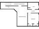 Basement level floor plan with recreation room, storage, bedroom, bath and closets at 828 Canterbury Overlook Ne, Atlanta, GA 30324